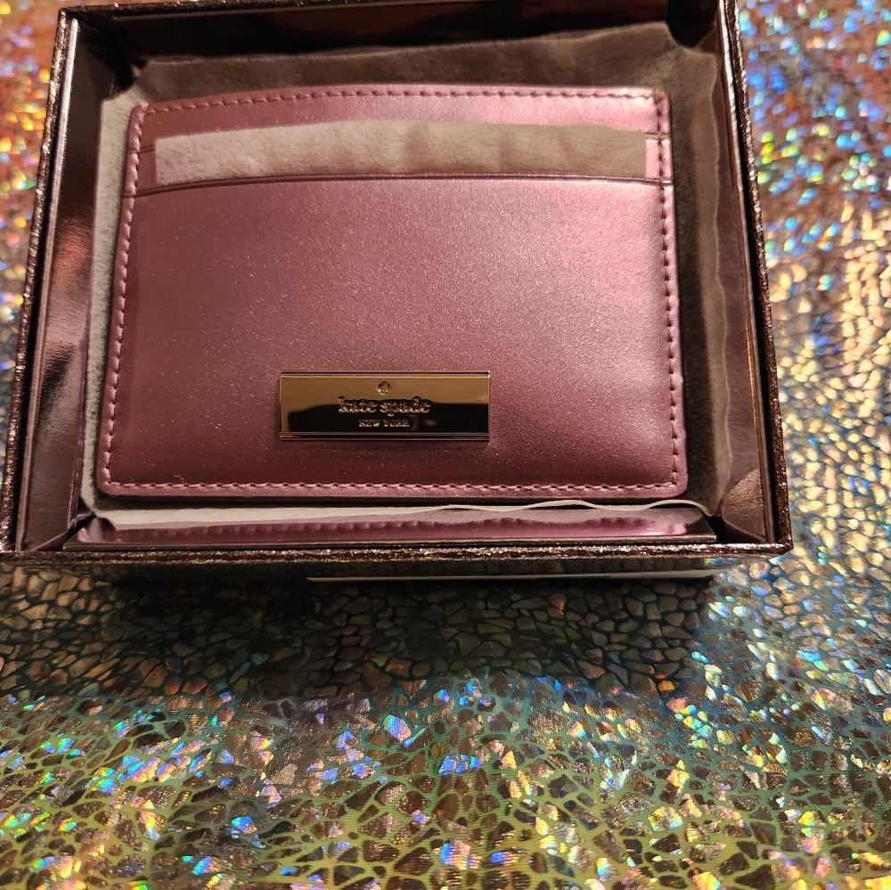 Kate Spade Quartz Pink Slim Card Case - Picture 11 of 12